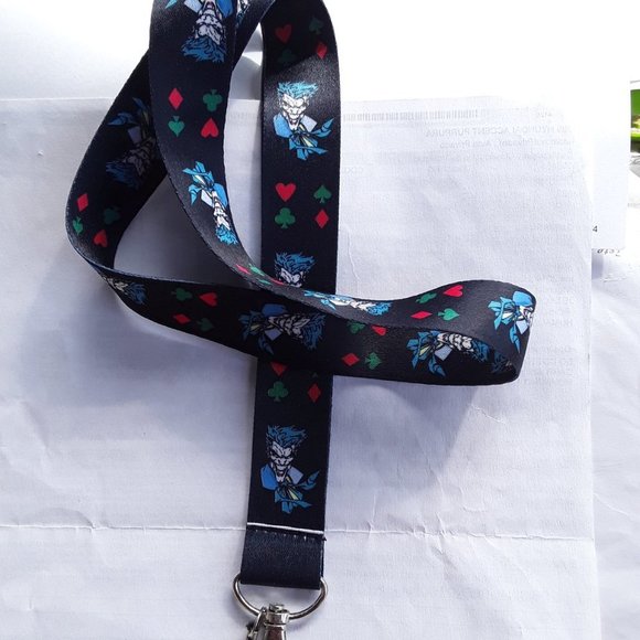 Most Popular Villain DC Comics The Joker One Size Lanyard with Clip - Picture 4 of 7